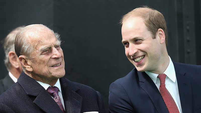 Prince Philip preparing Prince William as future king