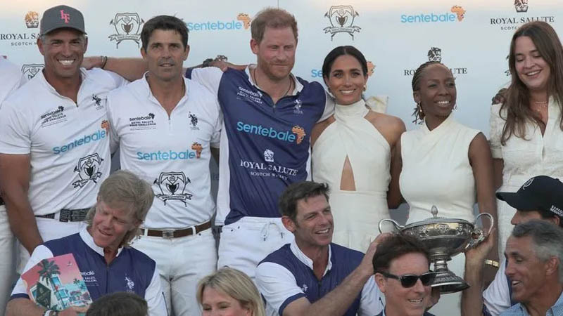Harry's fundraising polo match for Sentebale