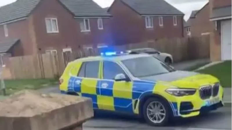 The police car driven through Kirkholt