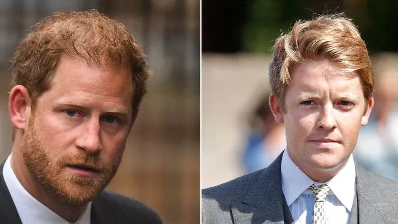 Hugh Grosvenor and Prince Harry