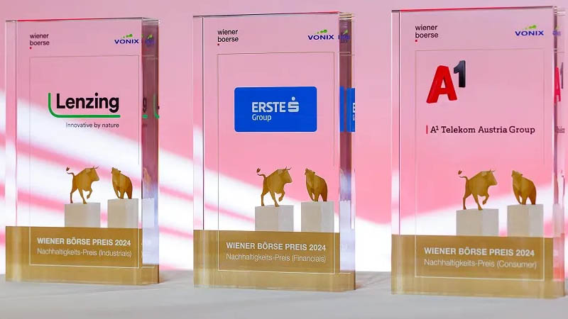 Lenzing Group won the Vienna Stock Exchange VÖNIX Sustainability Award