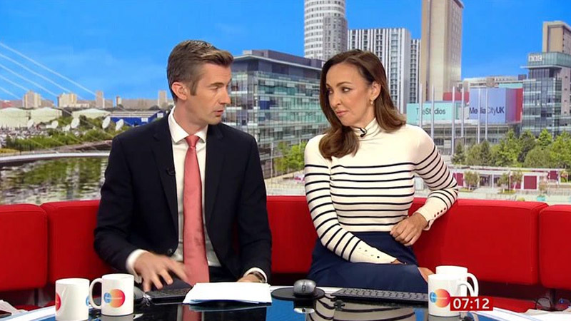 Ben Thompson Interrupts BBC Breakfast with Breaking News: 