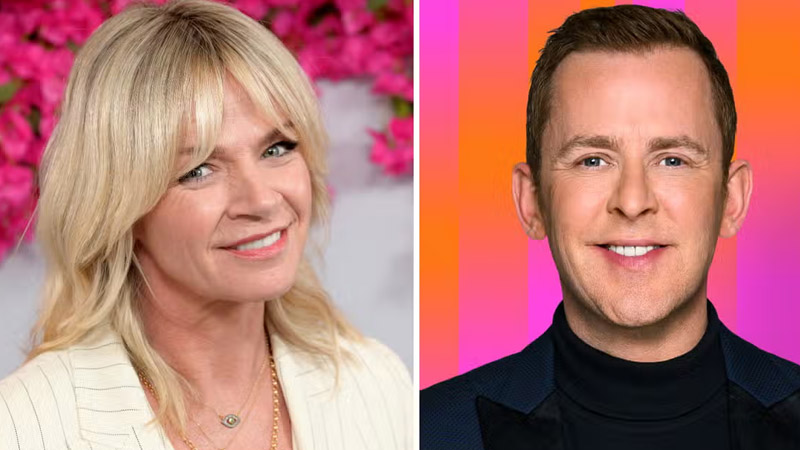 Scott Mills and Zoe Ball