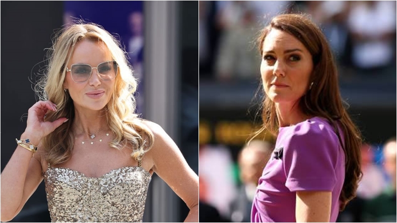 Amanda Holden and Kate Middleton