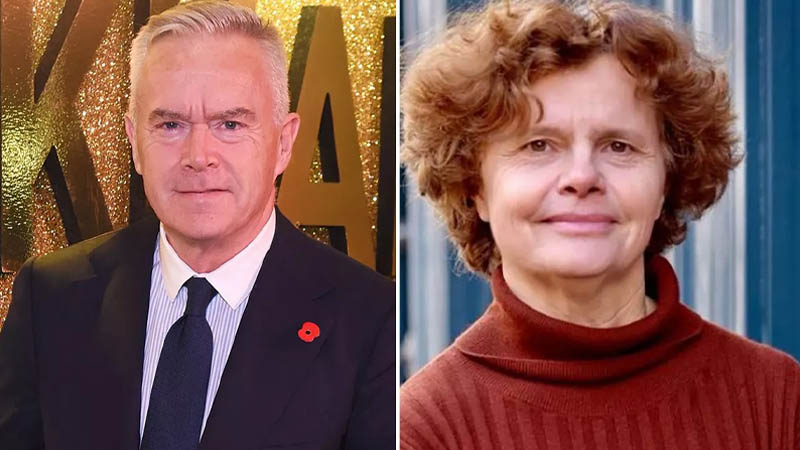 Huw Edwards and his wife Vicky