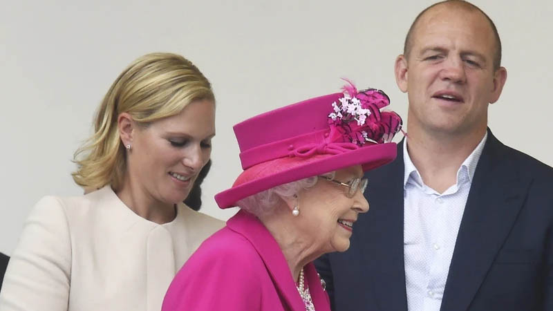 Mike Tindall and Queen Elizabeth