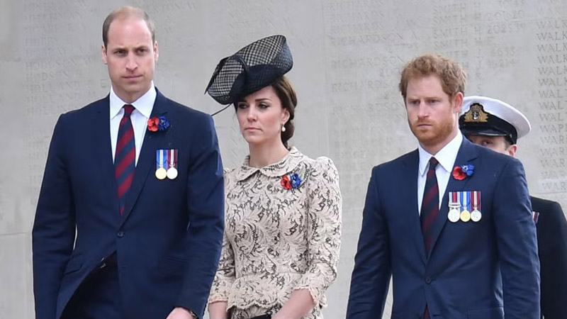 Prince Harry and kate and william