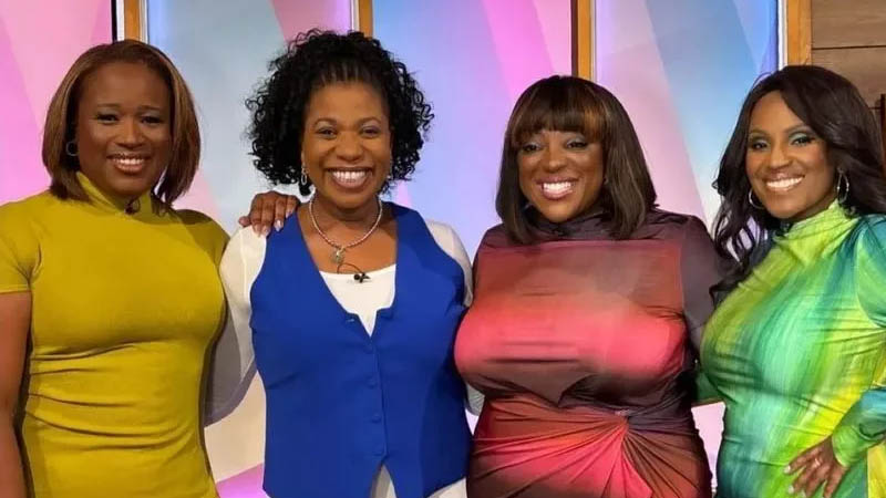 Charlene, Brenda, Judi and Kelle hosted Loose Women together