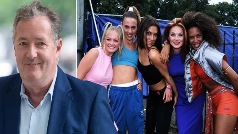 Piers Morgan and Spice Girls