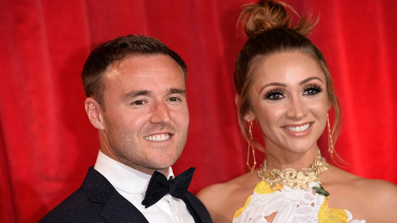 Alan Halsall and Lucy-Jo Hudson