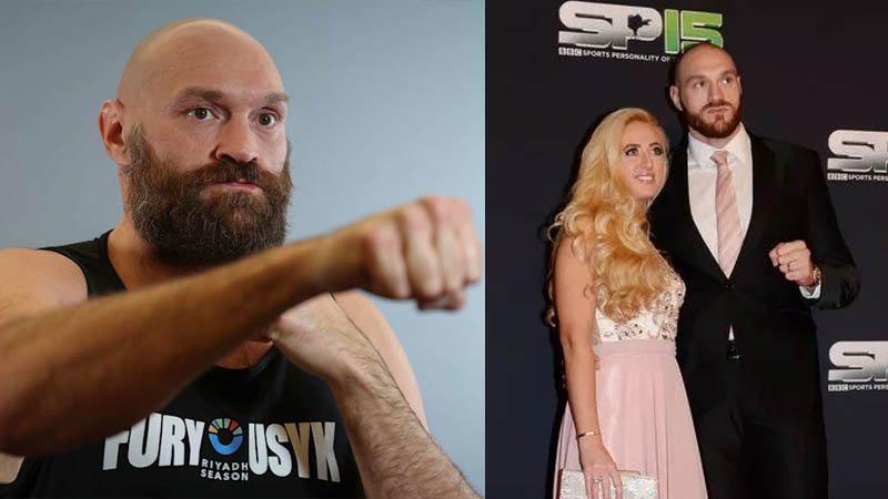 Tyson Fury and Paris Fury