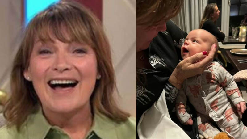 Lorraine Kelly with granddaughter Billie